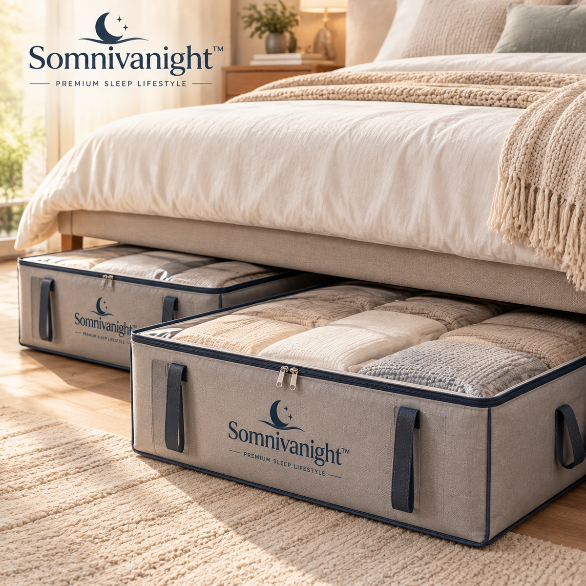 Somnivanight™ Under Bed Storage Bag Set