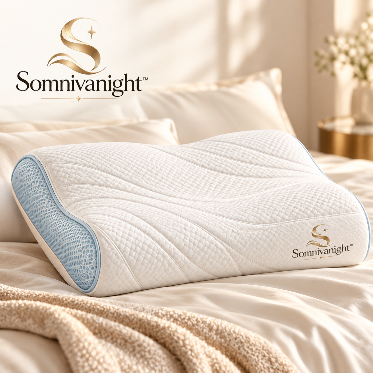 Somnivanight™ Cooling Gel Sleep Pillow