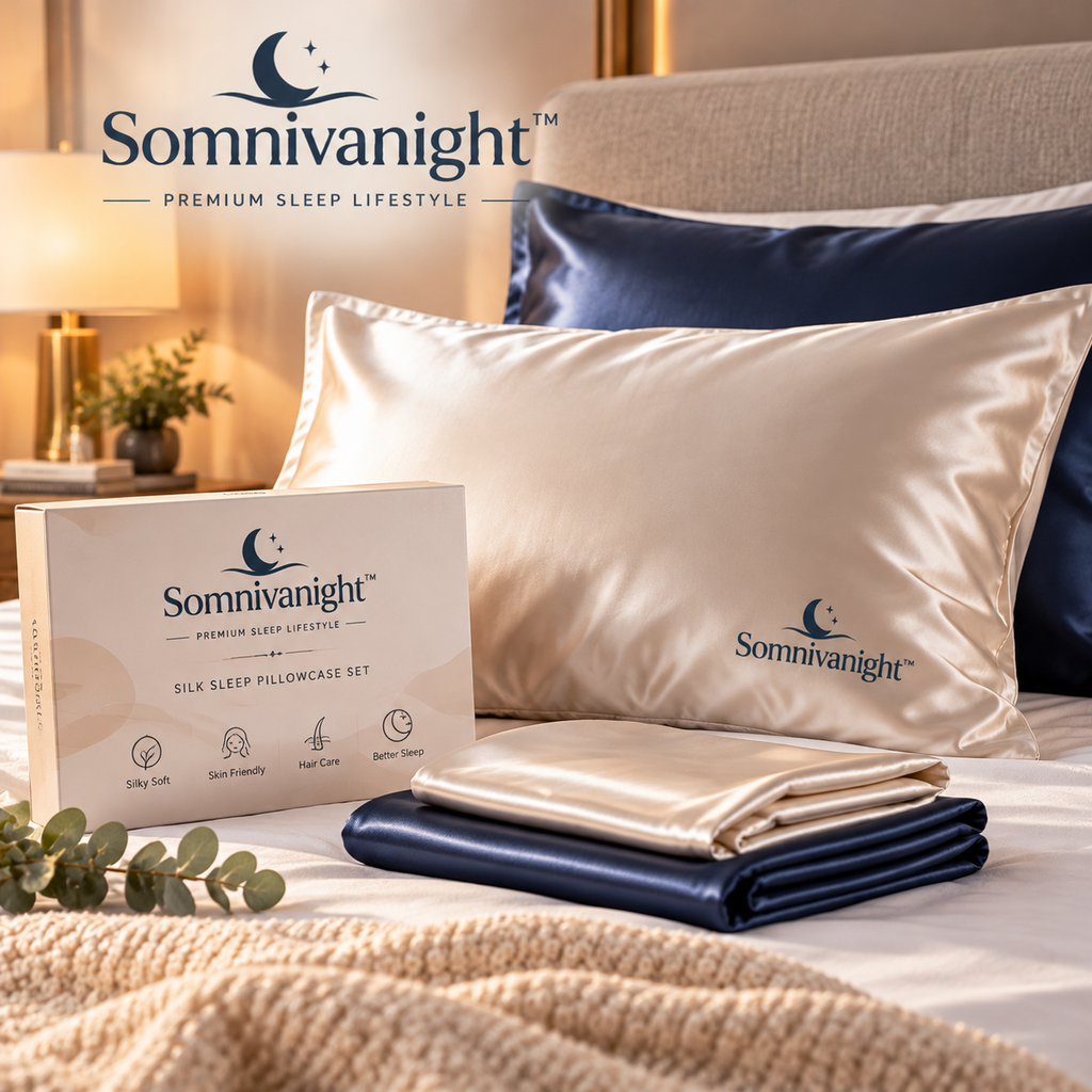 Somnivanight™ Silk Sleep Pillowcase Set