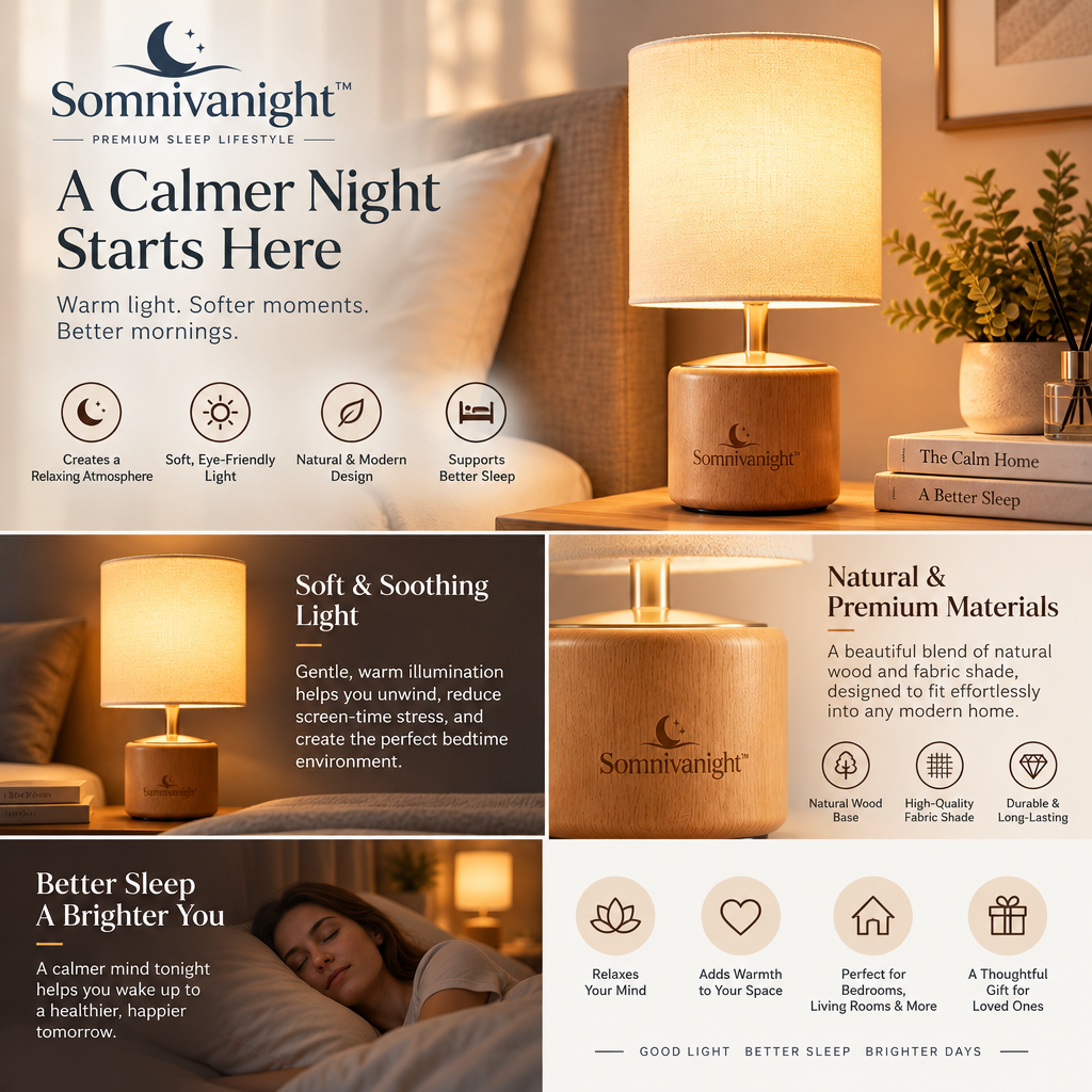 Somnivanight™ Luxury Bedside Lamp