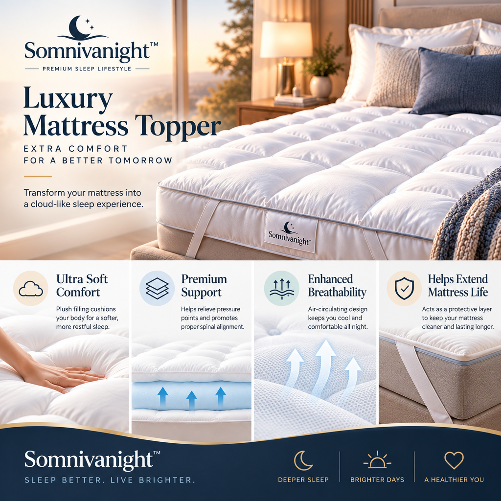Somnivanight™ Luxury Mattress Topper