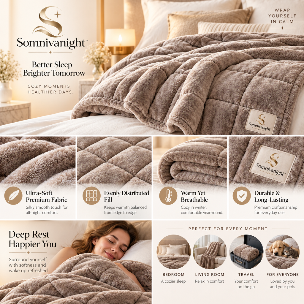 Somnivanight™ Weighted Sleep Blanket