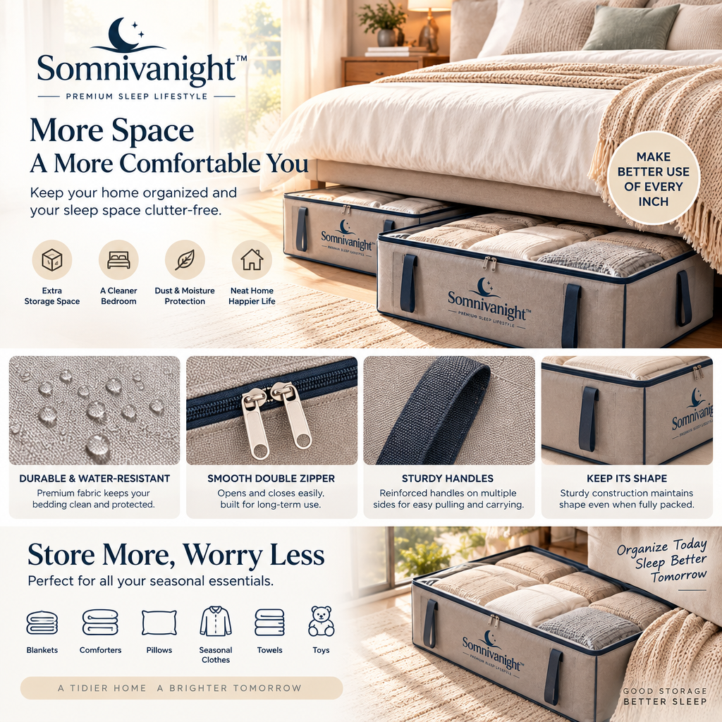 Somnivanight™ Under Bed Storage Bag Set