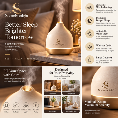 Somnivanight™ Aromatherapy Sleep Diffuser