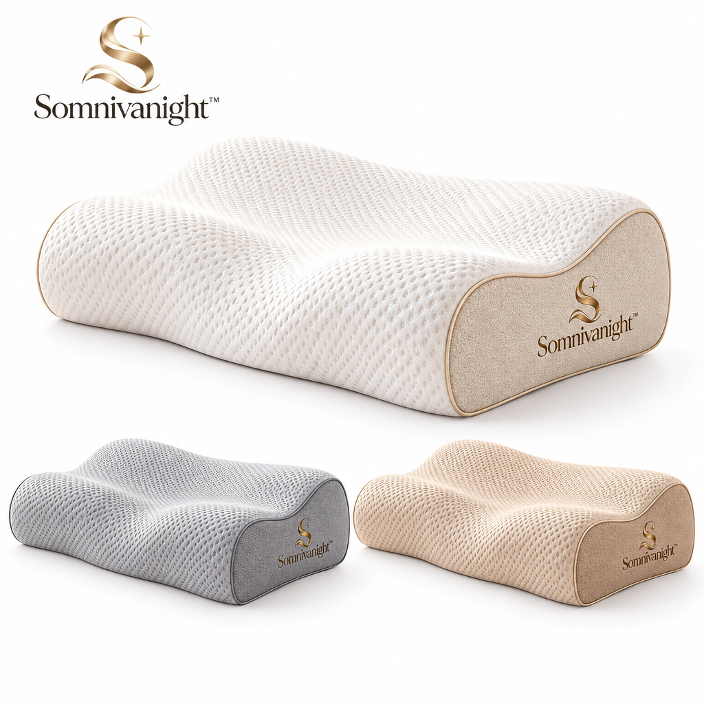 Somnivanight™ Ergonomic Memory Foam Pillow