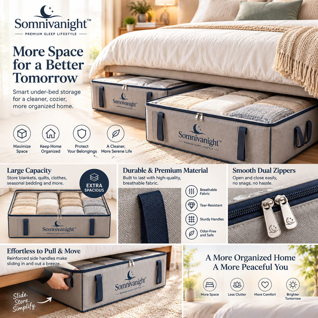 Somnivanight™ Under Bed Storage Bag Set