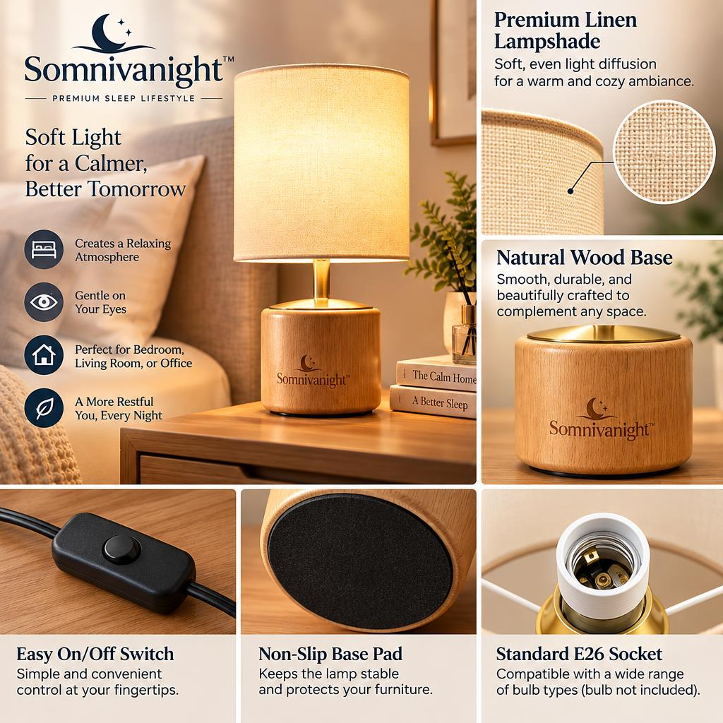 Somnivanight™ Luxury Bedside Lamp