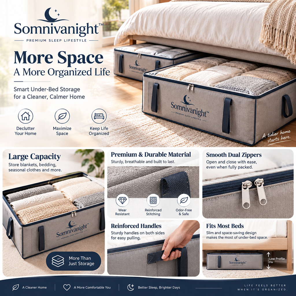Somnivanight™ Under Bed Storage Bag Set